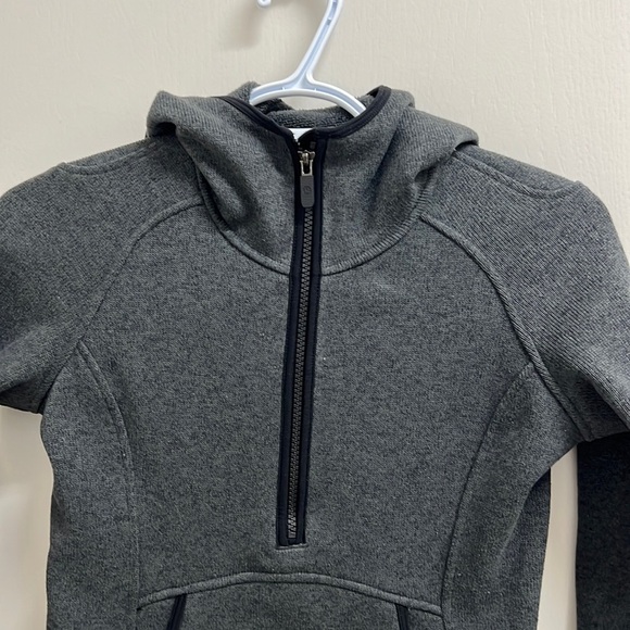 Lululemon Fleece & Thank You Pullover | Size 2 Heathered Black - Picture 9 of 9